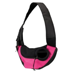 Слинг-переноска Sling, розовая с чёрным (50х05х18 см)