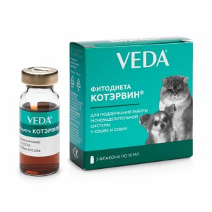 Фитодиета Котэрвин для лечения и профилактики МКБ, 3 флакона по 10 мл. (30 г)
