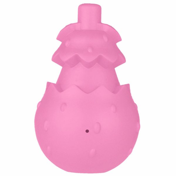 Игрушка для собак с ароматом бекона, розовая (8х13 см)