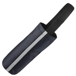 Игрушка для собак тягалка-аппорт из нейлона со сменной бутылкой (серый)