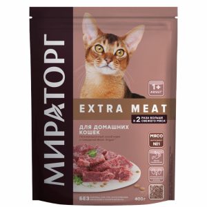 Полнорационный сухой корм "Black Angus" для домашних кошек старше 1 года, с говядиной (1.2 кг)