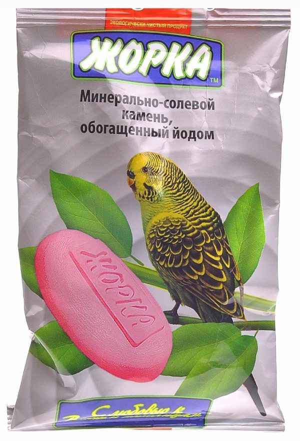 Минерально-соляной камень для птиц, 2шт. (80 г)