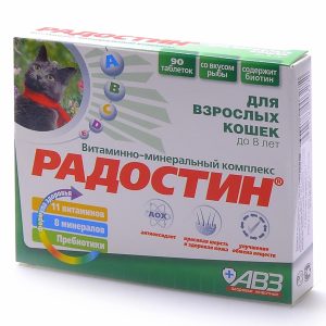 Витамины для кошек до 8 лет "Радостин", 90 шт. (90 шт)