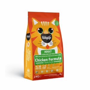 сухой корм для взрослых стерилизованных кошек с курицей и рисом (10 кг)
