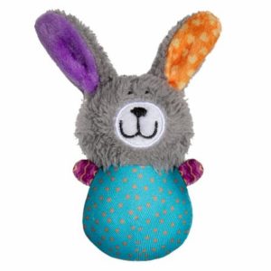 Игрушка "Зайка" для собак мелких пород, мягкая (12 см)