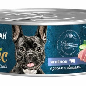 Консервы для собак "Holistic" ягнёнок с рисом и овощами (350 г)