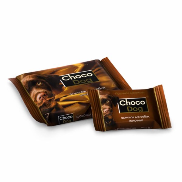 CHOCO DOG шоколад молочный, лакомство для собак (15 г)