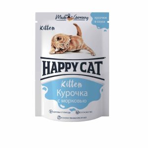 Паучи для котят курочка с морковью в соусе (100 г)