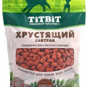 Завтрак хрустящий с говядиной для собак всех пород (700 г)