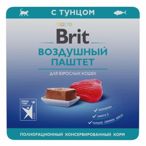 Воздушный паштет с  тунцом  для взрослых кошек, 1 шт (1 шт)