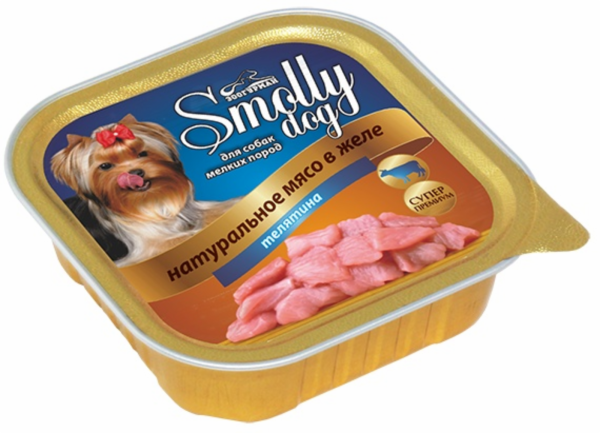Консервы для собак "Smolly dog" телятина (100 г)