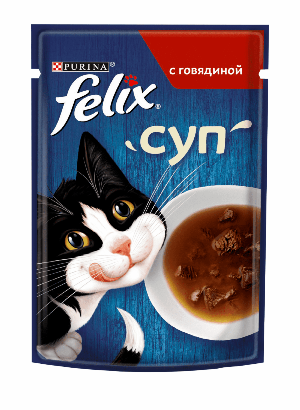 Паучи Суп для кошек с говядиной Soup Beef, 26 шт (26 шт)