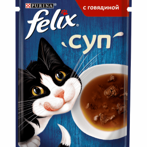 Паучи Суп для кошек с говядиной Soup Beef, 1 шт (1 шт)