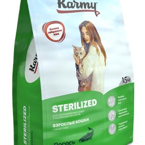 Сухой корм для стерилизованных кошек и кастрированных котов с лососем (10 кг)