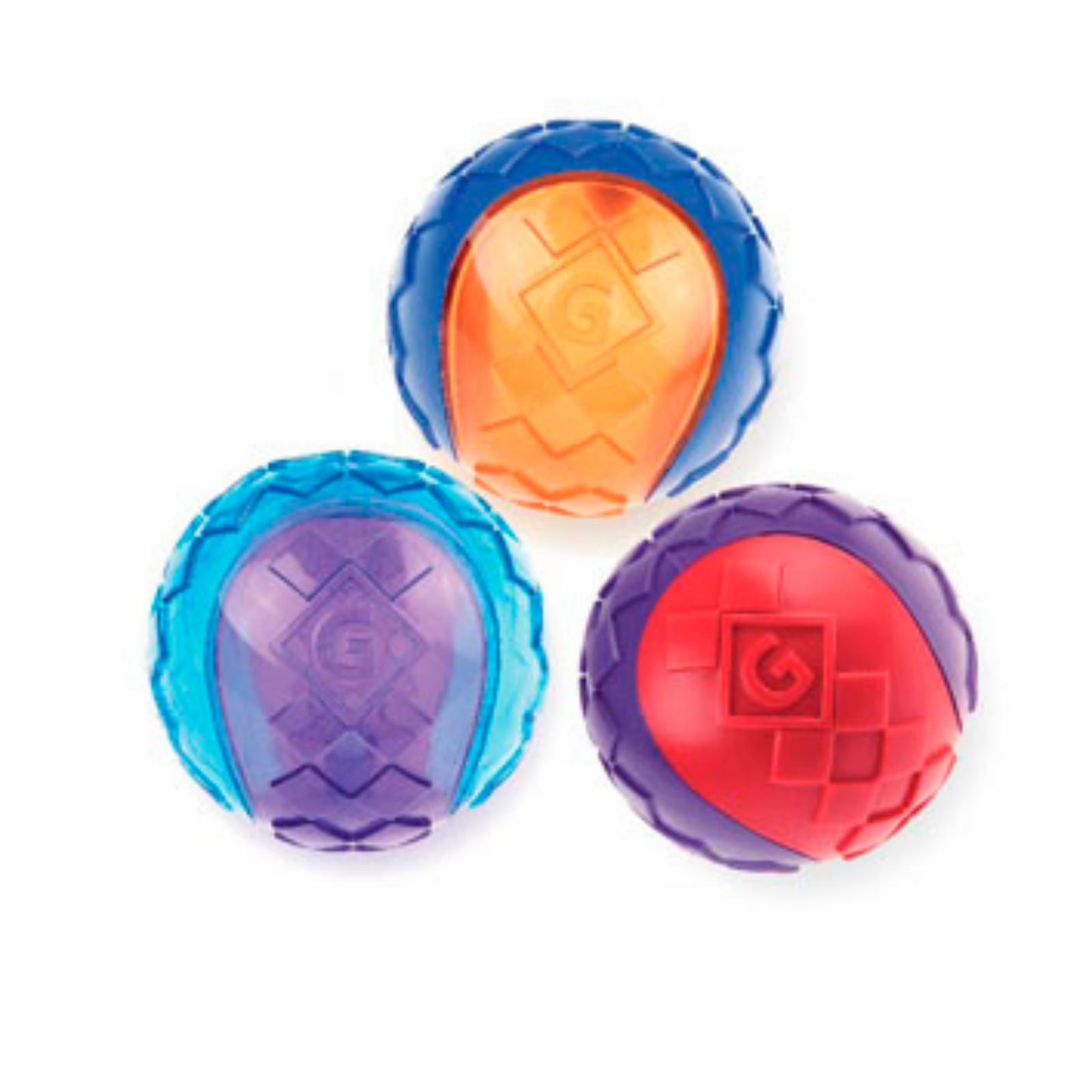 Мяч, игрушка с пищалкой, Ø 5 см, 3 шт (3 шт)