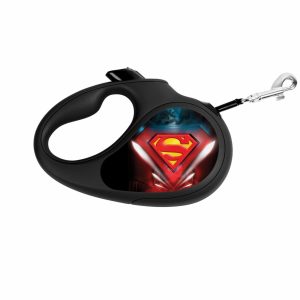 Поводок-рулетка для собак "R-leash", рисунок "Супермен Лого" (S)