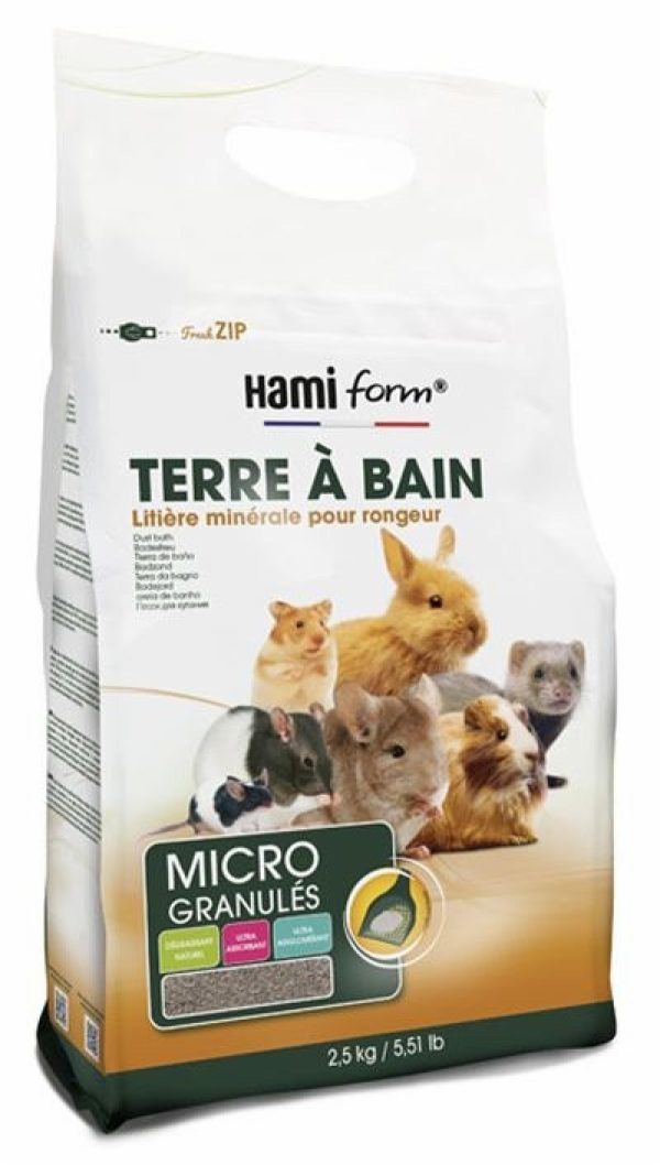 Bio Organic, Песок для купания для всех грызунов с серой (Франция) (2.5 кг)