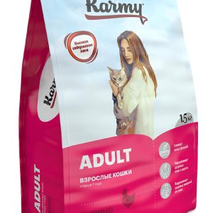 Сухой корм  для взрослых кошек старше 1 года с курицей (400 г)