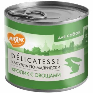 Консервы "Касуэла по-мадридски" для собак всех пород из кролика с овощами (200 г)