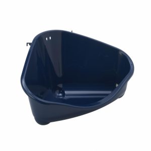 Туалет для грызунов pet's corner угловой большой, 49х33х26, черничный (Бельгия) (49х33х26 см)