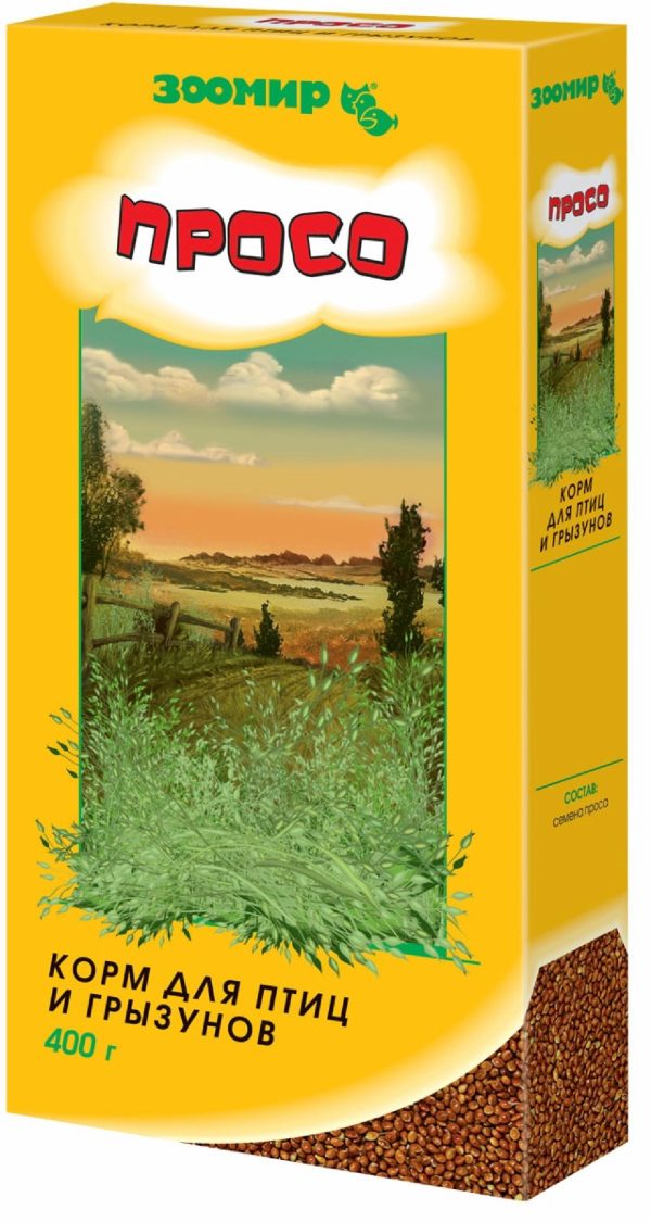 Корм для птиц и грызунов "Просо" (400 г)