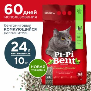 Комкующийся наполнитель "Сенсация свежести" (пакет), 24 л (10 кг)