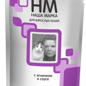 Паучи для кошек, ягненок в соусе (85 г)