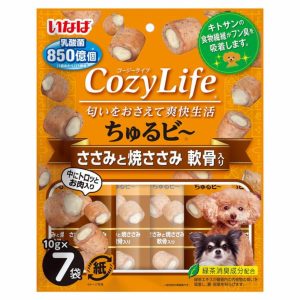 Лакомство Cozy life для собак. Запеченные трубочки для нормализации пищеварительного процесса. Куриное филе и хрящи 10г*7шт (70 г)