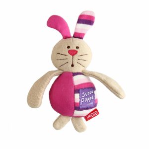 Игрушка "Зайка" с пищалкой (17 см)