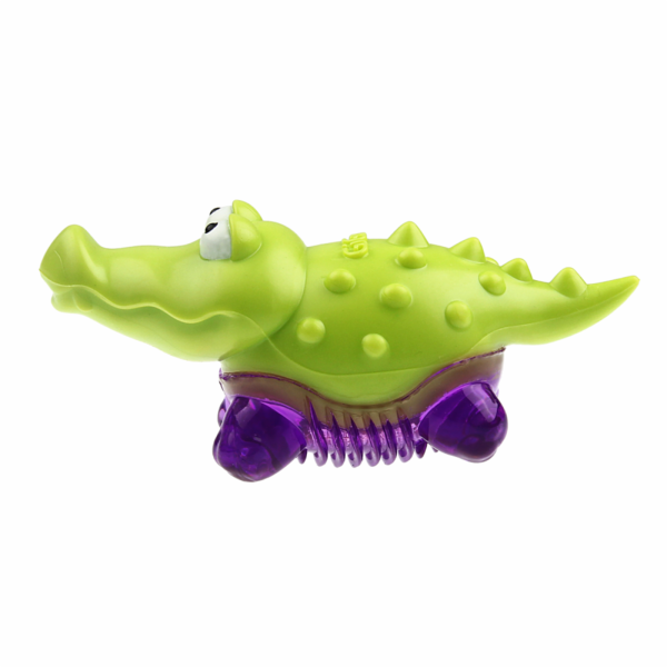 Крокодильчик, игрушка с пищалкой,10 см (65 г)