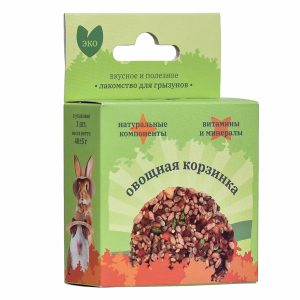 Лакомство для грызунов: Овощная корзина (40 г)