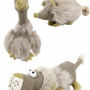 Игрушка "Мохнатая зверюшка" с пищалкой, в ассортименте (100 г)