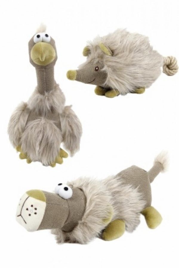 Игрушка "Мохнатая зверюшка" с пищалкой, в ассортименте (100 г)
