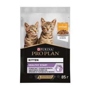 Влажный корм для котят, с курицей в желе, HEALTHY START (1 шт)