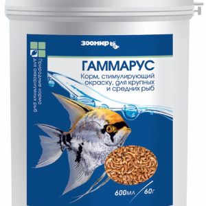 Гаммарус для рыб, рептилий, земноводных, птиц, 600 мл (60 г)