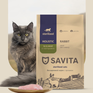 Беззерновой корм для стерилизованных кошек с кроликом, GRAIN FREE STERILIZED, Rabbit, 5 кг (5 кг)
