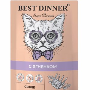 Суфле для взрослых кошек с ягненком (85 г)