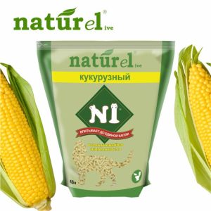Комкующийся наполнитель "Кукурузный" (1.81 кг)