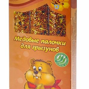 Кузя + палочки для грызунов "Орех", 4шт (14 г)