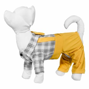 Костюм для собак с жёлтыми брюками (XL)