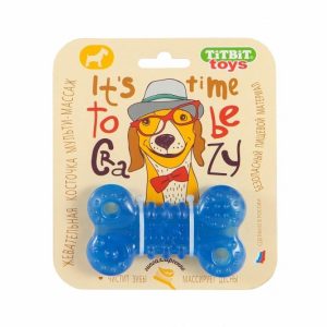Игрушка для собак "Косточка жевательная", 10 см (50 г)