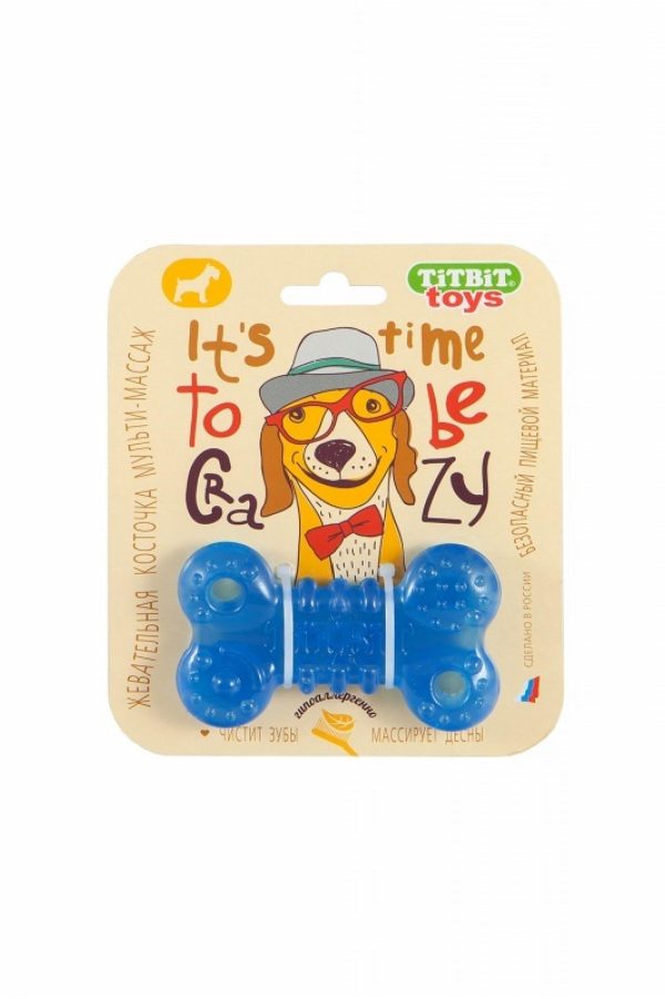 Игрушка для собак "Косточка жевательная", 10 см (50 г)