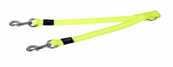 Ремень-сворка для двух собак серия "Utility", желтый (ЮАР) (XL)