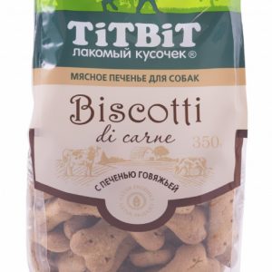 печенье Бискотти с говяжьей печенью для собак (350 г)