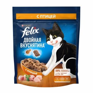 Двойная Вкуснятина для взрослых кошек, с птицей (600 г)