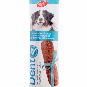 Жевательный снек Dent со вкусом телятины для собак крупных пород (20 г)