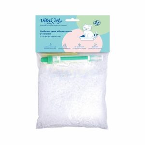 Набор для сбора мочи у кошек, с консервантом (220 г)