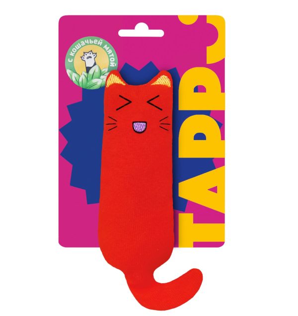 Игрушка для кошек «Котик» с кошачьей мятой (14 см)