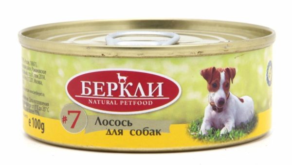 Консервы для собак с лососем (100 г)