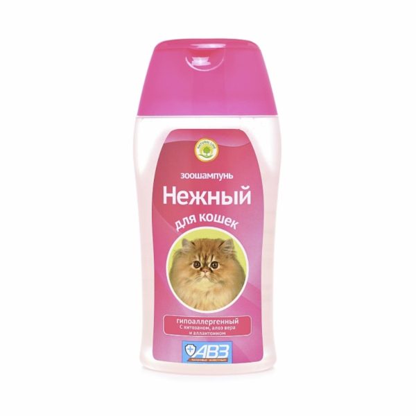 Нежный шампунь для кошек гипоаллергенный (180 мл)